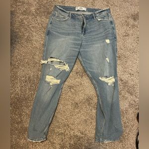 Hollister curvy mom jeans